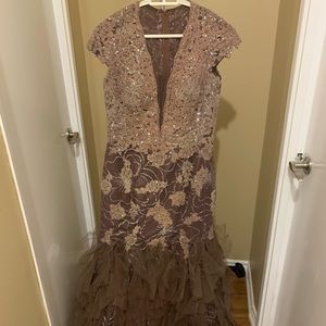 Fall or winter evening gowns